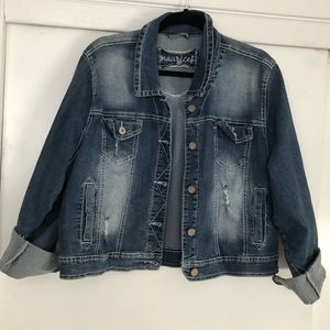 Maurice’s plus size jean jacket